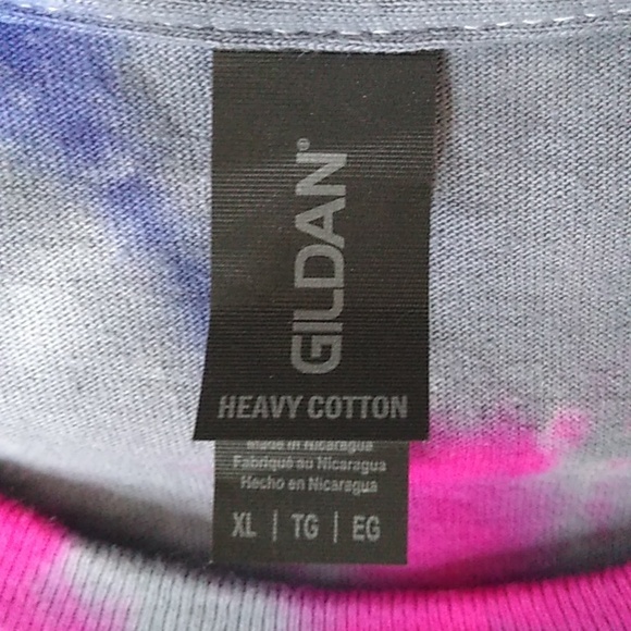 New Gildan Multicolor Tie-Dye Shirt - Picture 5 of 5